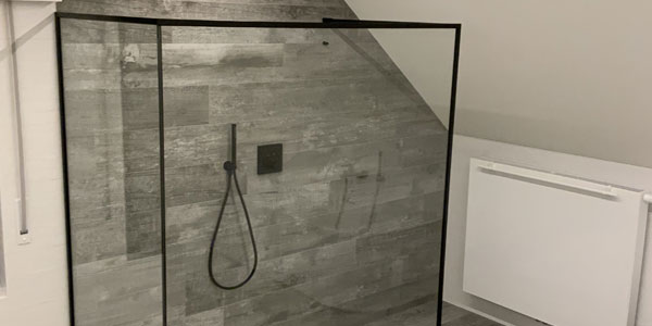 Douchewanden in glas